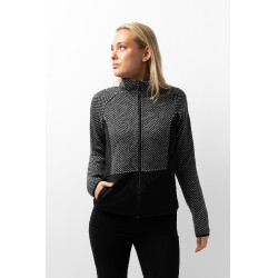 Casaco de fleece Neve Horze Caviar preto