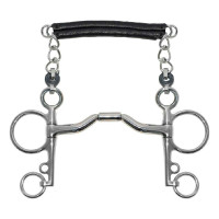 Mors pelham Metalab Elite cintré branches longues