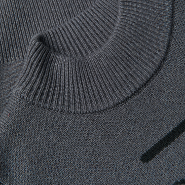 Suéter de tricô feminino Kingsland KLVillut Ferro forjado cinza Cinzento