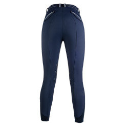 Calça softshell Elegance Style com reforços de silicone HKM Azul escuro Calça softshell Elegance Style com reforços de silicone HKM Azul escuro