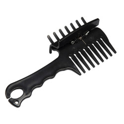 Pente com auxílio para trançar HKM Preto