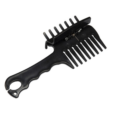 Pente com auxílio para trançar HKM Preto