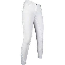 Calça Limoni PAM Horse fundo 3/4 Alos HKM Branco