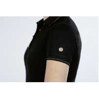 Polo Rosegold Glamour Style HKM Preto / dourado rosa Polo Rosegold Glamour Style HKM Preto / dourado rosa