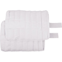 Sub-bandagens com fecho de velcro HKM Branco