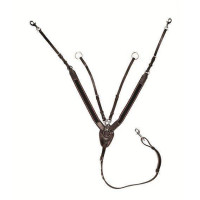 Peitoral com elástico largo HKM Preto