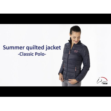 Casaco Acolchoado Classic Polo HKM Casaco Acolchoado Classic Polo HKM
