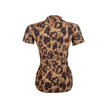 T-shirt Clolour Breeze de mangas curtas HKM Natural Castanho