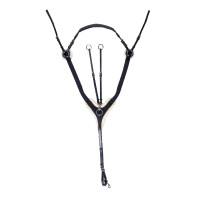 Peitoral Cambridge lã sintética HKM Castanho