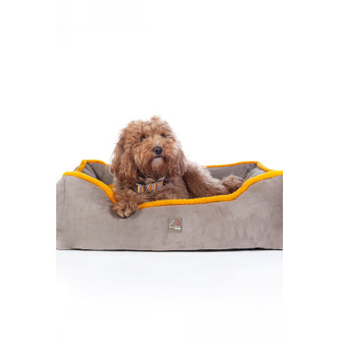 Cama para cão Anam Cara Comfort HKM Toupeira / dourado amarelo Cinzento Cama para cão Anam Cara Comfort HKM Toupeira / dourado amarelo Cinzento