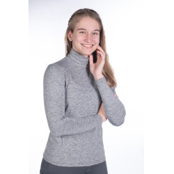 Camiseta de manga comprida com gola alta Ruby HKM Cinzento