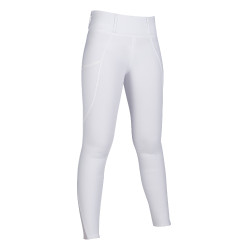 Legging HKM Lisa com grip de silicone completo Branco