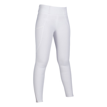 Legging HKM Lisa com grip de silicone completo Branco