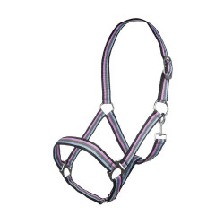 Cabeçada Linz HKM Marrom / cinza / rosa / azul