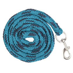 Conjunto de cabresto com mosquetão HKM Crystal acolchoado Petróleo / marinho Azul Conjunto de cabresto com mosquetão HKM Crystal acolchoado Petróleo / marinho Azul