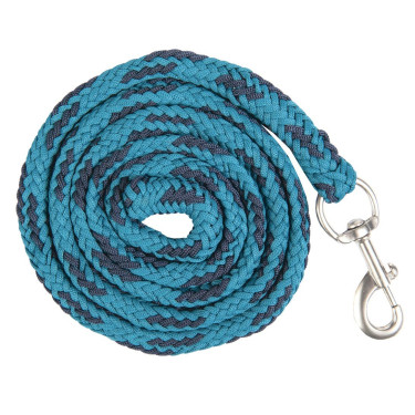 Conjunto de cabresto com mosquetão HKM Crystal acolchoado Petróleo / marinho Azul Conjunto de cabresto com mosquetão HKM Crystal acolchoado Petróleo / marinho Azul