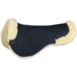 Amortecedor em pele de carneiro sintética HKM Natural Castanho