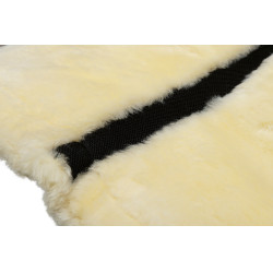 Amortecedor de carneiro verdadeiro Estilo HKM Natural Castanho