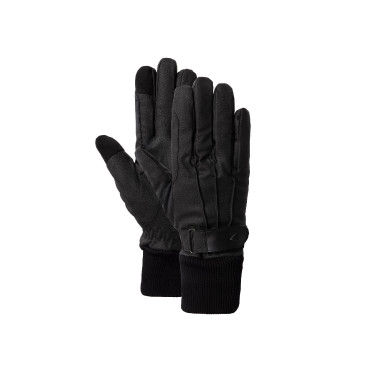 Luvas de couro PU forradas com lã polar Horze Luvas de couro PU forradas com lã polar Horze