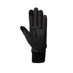 Luvas de couro PU forradas com lã polar Horze Luvas de couro PU forradas com lã polar Horze