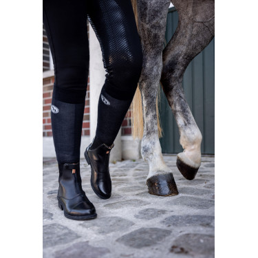 Botas de couro Rose com fecho éclair frontal Horze Botas de couro Rose com fecho éclair frontal Horze