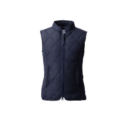 Casaco acolchoado clássico infantil Horze Casaco pea coat azul escuro