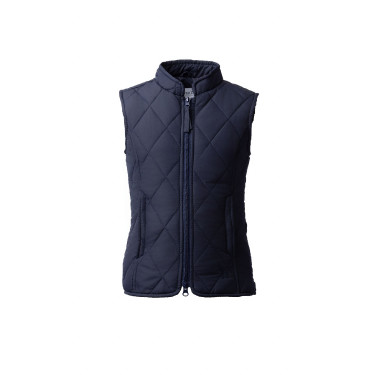 Casaco acolchoado clássico infantil Horze Casaco pea coat azul escuro Casaco acolchoado clássico infantil Horze Casaco pea coat azul escuro