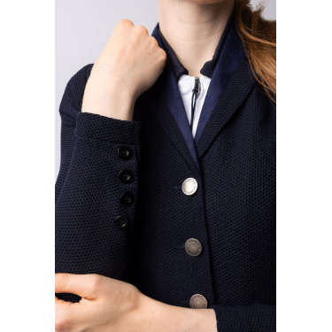 Casaco de competição com mesh Gabrielle feminino B Vertigo Azul-marinho escuro Casaco de competição com mesh Gabrielle feminino B Vertigo Azul-marinho escuro