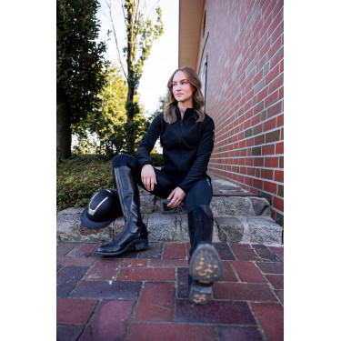 Casaco polar de equitação stretch B Vertigo Cleo feminino Preto