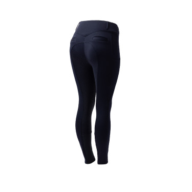 Calça Térmica com Assento Total Mira Feminina Horze Marinho escuro Azul