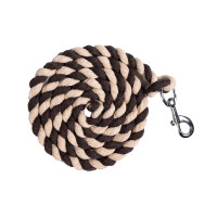 Longe HKM de algodão com mosquetão Marrom / bege Castanho Longe HKM de algodão com mosquetão Marrom / bege Castanho