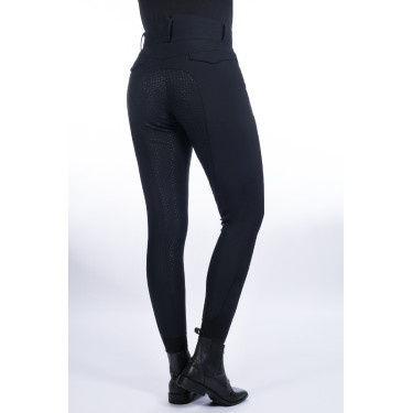 Calças térmicas femininas HKM Keep Warm sem bateria Preto