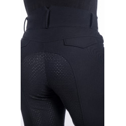 Calças térmicas femininas HKM Keep Warm sem bateria Preto
