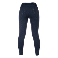 Calça HKM aquecida Comfort Style 1/1 com silicone sem bateria feminina Azul escuro Calça HKM aquecida Comfort Style 1/1 com silicone sem bateria feminina Azul escuro