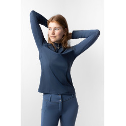 Camisa de treino Horze Eloise Indigo vintage Azul-marinho