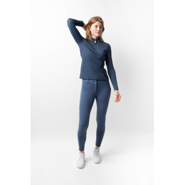 Camisa de treino Horze Eloise Indigo vintage Azul-marinho