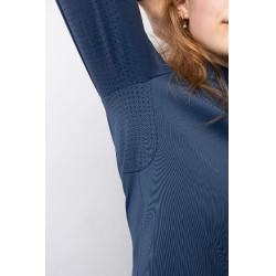 Camisa de treino Horze Eloise Indigo vintage Azul-marinho