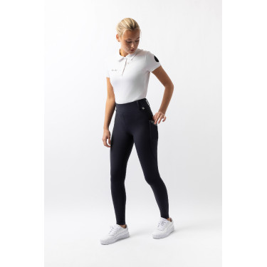 Legging de inverno feminino com grip integral Horze Dea Legging de inverno feminino com grip integral Horze Dea