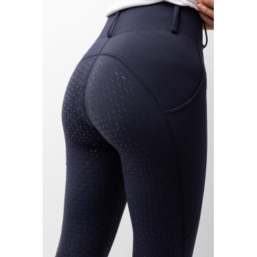Legging de inverno feminino com grip integral Horze Dea Legging de inverno feminino com grip integral Horze Dea