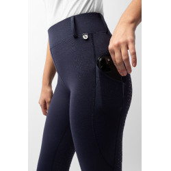 Legging de inverno feminino com grip integral Horze Dea Legging de inverno feminino com grip integral Horze Dea