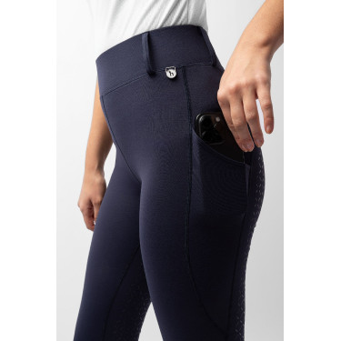 Legging de inverno feminino com grip integral Horze Dea Legging de inverno feminino com grip integral Horze Dea