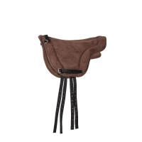 Almofada de montar a cru sintética Horze Castanho