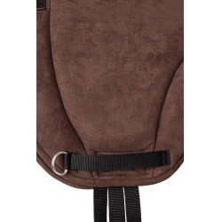 Almofada de montar a cru sintética Horze Castanho