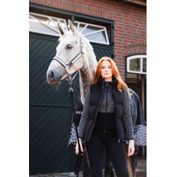 Colete acolchoado sem mangas Horze Oona Caviar preto