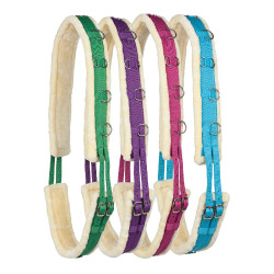 Cilha Horze lã de carneiro Azul escuro