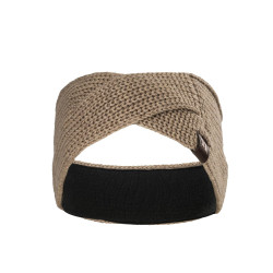 Faixa Back on Track Nora em lã tricotada Bege claro Faixa Back on Track Nora em lã tricotada Bege claro