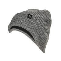 Gorro Back on Track Ava em lã com dobra Castanho