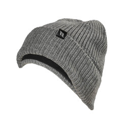 Gorro Back on Track Ava em lã com dobra Cinzento
