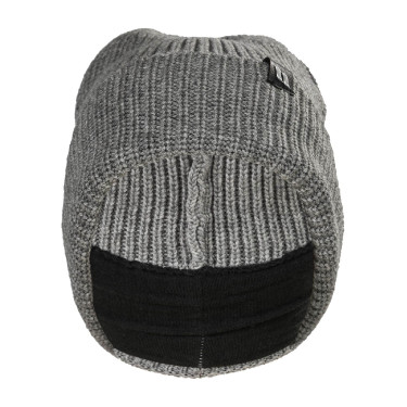 Gorro Back on Track Ava em lã com dobra Cinzento