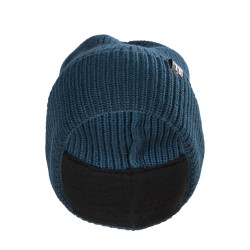 Gorro Back on Track Ava em lã com dobra Azul petróleo Gorro Back on Track Ava em lã com dobra Azul petróleo